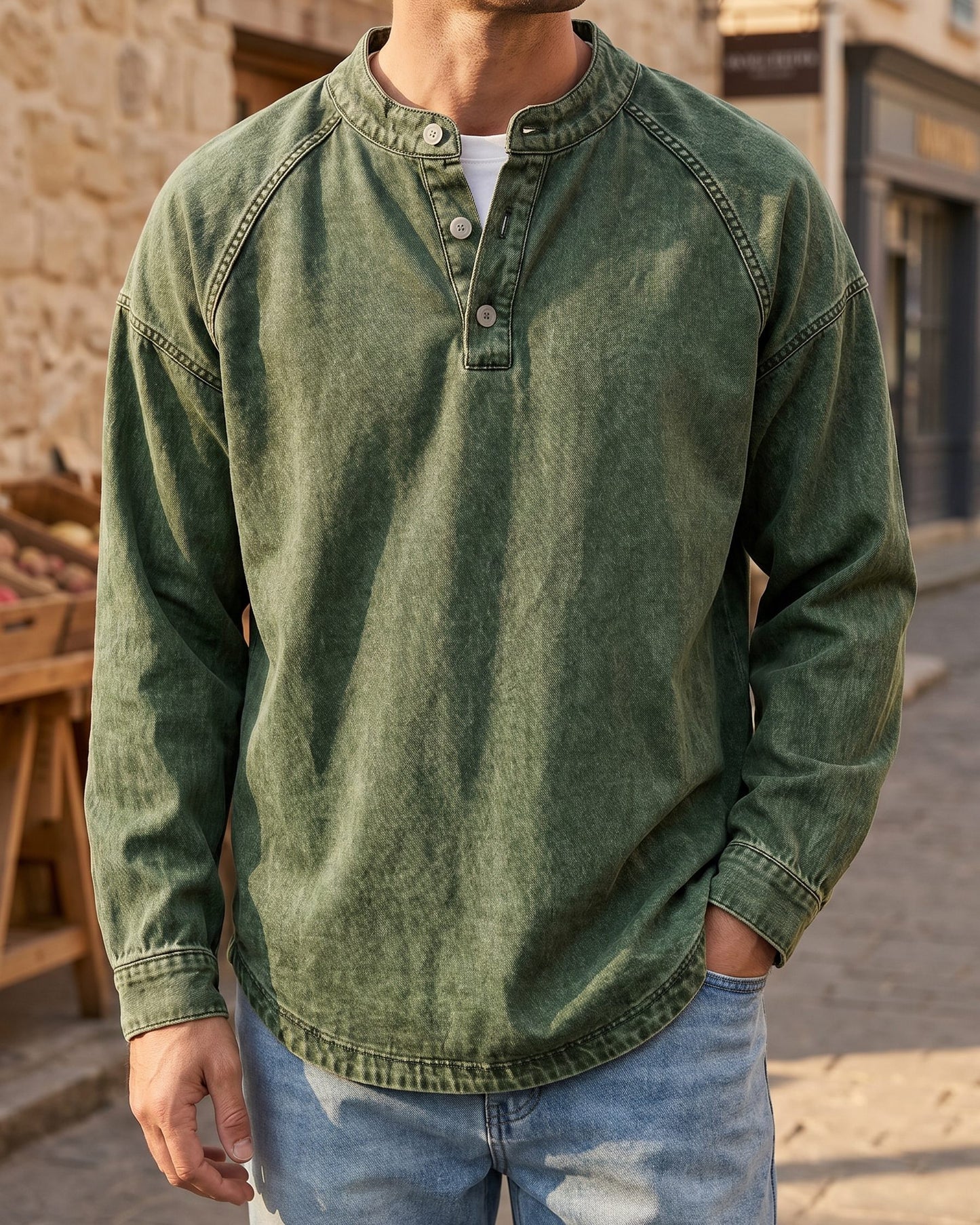 Raffaele Henley Sweatshirt