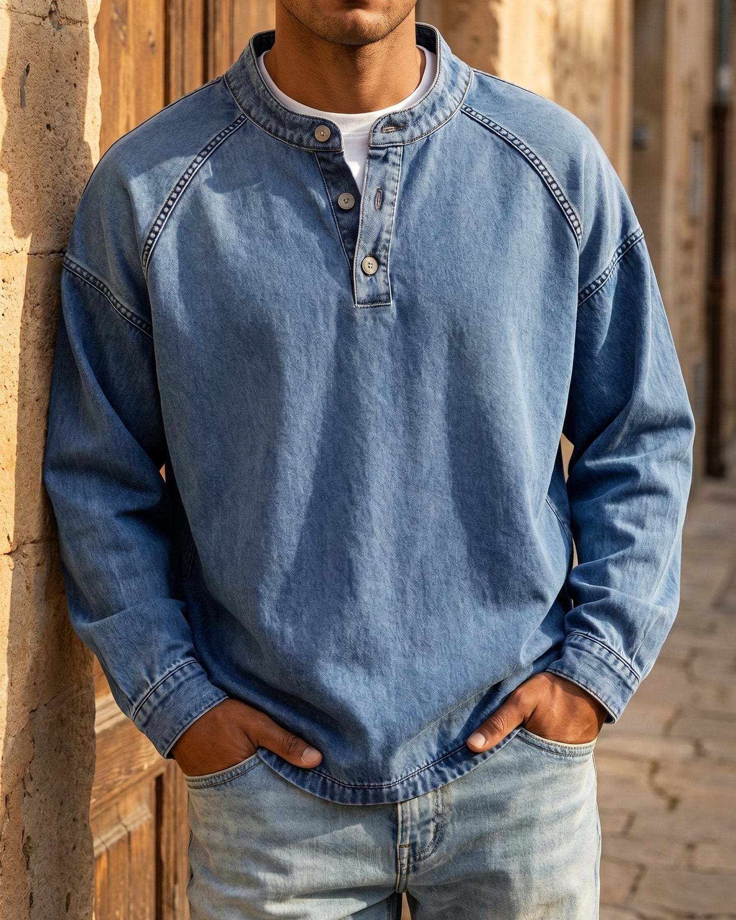Raffaele Henley Sweatshirt